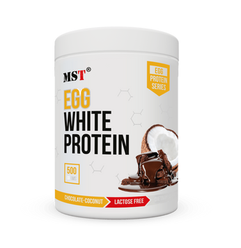 Протеїн яєчний MST Egg White Protein 500 г Chocolate-Coconut 20602-04 фото
