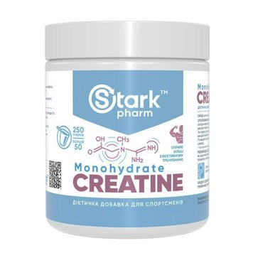 Креатин Stark Pharm Creatine Monohydrate 250 г 100-91-4700106-20 фото