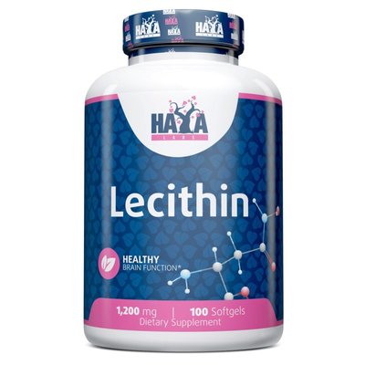 Лецитин Haya Labs Lecithin 1200 мг 100 капсул 820214 фото