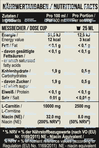 Л-Карнитин жидкий MST L-Carnitine 100 000 1000 мл Tropic 07951-02 фото