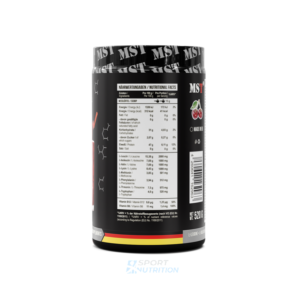 MST Nutrition BCAA & EAA Zero 520 г Cherry 11084-08 фото