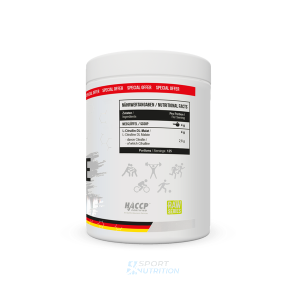 L-цитруллин малат MST Citrulline RAW 500 г 0005 фото