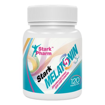 Мелатонін Stark Pharm Melatonin 5 мг 120 таблеток 100-61-9851471-20 фото