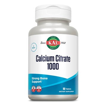 Кальцій KAL Calcium Citrate 1000 мг 90 таблеток 2023-10-2160 фото