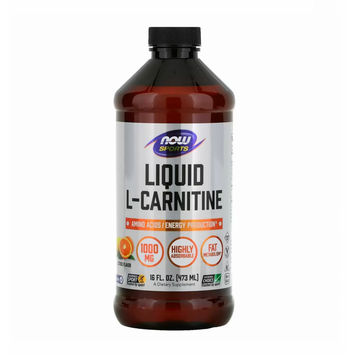 Жироспалювач Now Foods Carnitine Liquid 1000 мг 473 мл Citrus 2022-10-2087 фото
