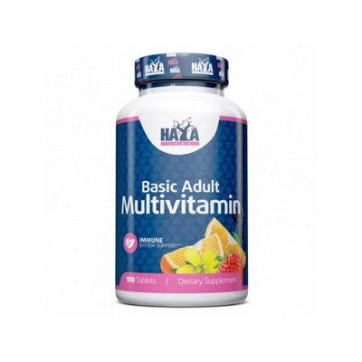 Мультивітаміни Haya Labs Basic Adult Multivitamin 100 таблеток 818744 фото