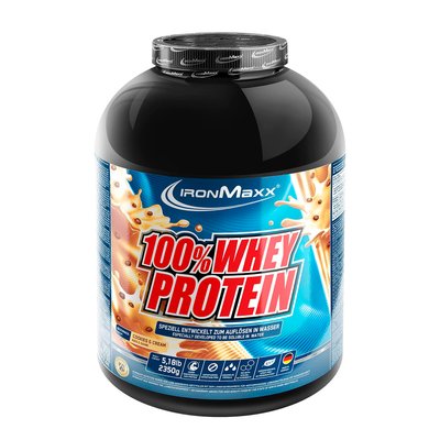 Протеїн IronMaxx 100% Whey Protein 2350 г Cookies & Сream 815155 фото