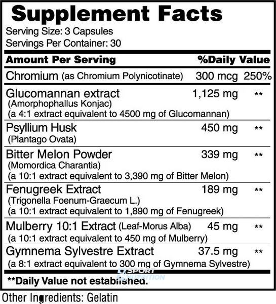 Блокатор засвоєння жирів і зменшення апетиту Earth&lsquo;s Creation EC Sports Carb Blocker Fat Burner 90 капсул 820580 фото