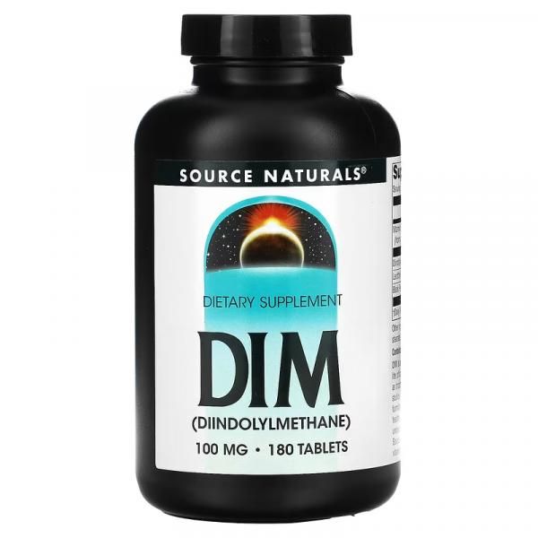 Дииндолилметан Source Naturals DIM 100 мг 60 таблеток 2023-10-2702 фото