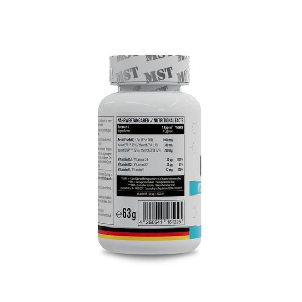 MST Omega 3 D3+K2 (60 softgels) 18607-01 фото