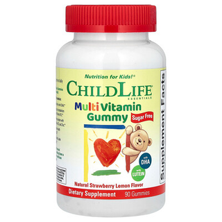 Мультивітаміни для дітей ChildLife Essentials Multi Vitamin Gummy Natural Strawberry Lemon 90 жувальних цукерок 2023-10-3465 фото