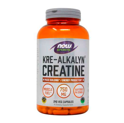 Креатин Now Sports Kre-Alkalyn Creatine 750 мг 240 капсул 2022-10-2926 фото