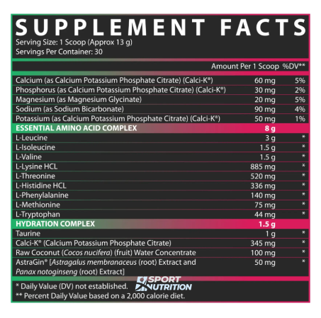 Nutrex EAA Hydration 390 г Apple Pear 100-63-1554638-20 фото