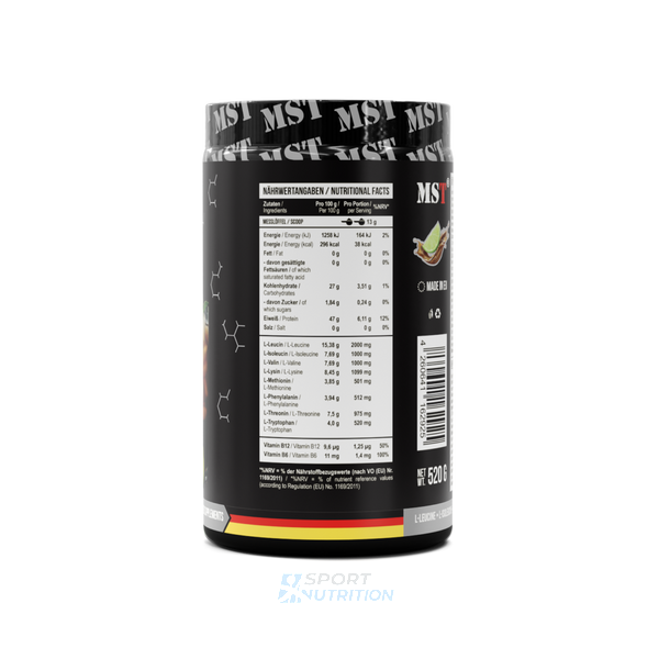 MST Nutrition BCAA & EAA Zero 520 г Cola-lime 11084-03 фото
