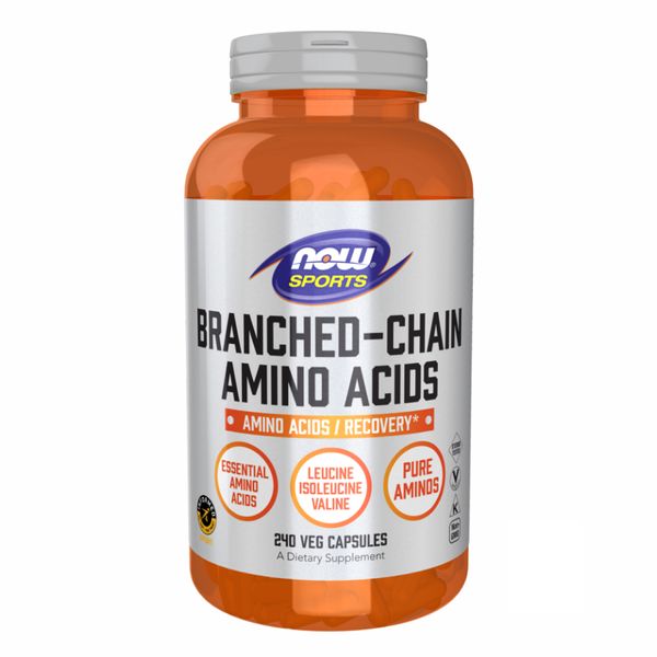 Аминокислоты с разветвленными цепями Now Sports Branched-Chain Amino Acids 240 капсул 2022-10-1331 фото