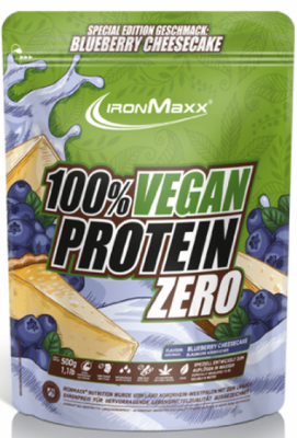 Протеїн IronMaxx Vegan Protein 500 г Чорничний чизкейк 818025 фото