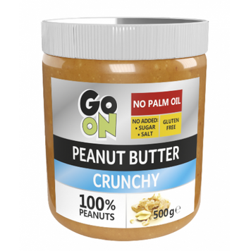 Арахисовая паста Go On Peanut Butter Crunchy 100% 500 г 815462 фото