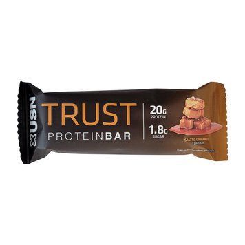 Батончик USN Trust Protein Bar 55 г Salted Carame 22640-01 фото