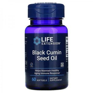 Масло черного тмина Life Extension Black Cumin Seed Oil 500 мг 60 капсул 2022-10-1905 фото