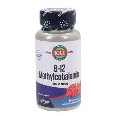KAL B12 Methylcobalamin 1000 мкг 60 таблеток Berry 2022-10-1011 фото