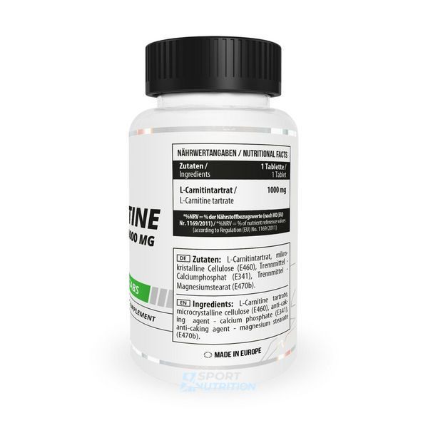 Жироспалювач Healthy by MST L-Carnitine 1000 мг 60 таблеток 20604-01 фото
