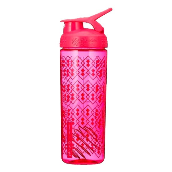 Спортивная бутылка-шейкер Blender Bottle SportMixer Sing Sleek 820 мл Pink 820606 фото