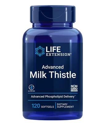 Розторопша Life Extension Advanced Milk Thistle 120 капсул 2022-10-1928 фото