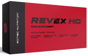 Жироспалювач Scitec Nutrition Revex HC 120 капсул 5999100002234 фото