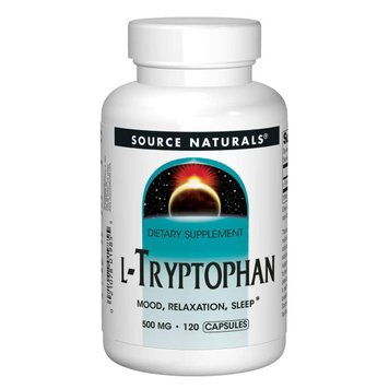 Триптофан Source Naturals L-Tryptophan 500 мг 120 таблеток 2023-10-2699 фото