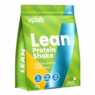 Протеїн VPLab Lean Protein Shake 750 г Raspberry White Chocolate 2022-10-0515 фото
