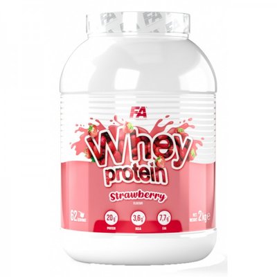 Протеїн Fitness Authority Wellness Line Whey Protein 2 кг Strawberry 819943 фото