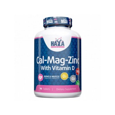Haya Labs Calcium Magnesium & Zinc with Vitamin D 90 таблеток 818763 фото