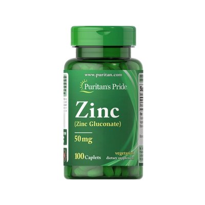 Puritans Pride Zinc 50 мг 100 таблеток 100-21-2658180-20 фото