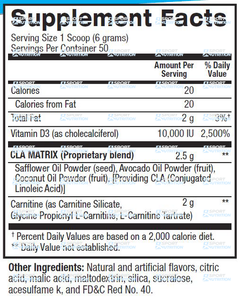 BPI Sports CLA + Carnitine 350 г Watermelon Freeze 811238 фото