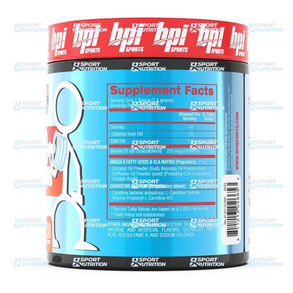 BPI Sports CLA + Carnitine 350 г Watermelon Freeze 811238 фото
