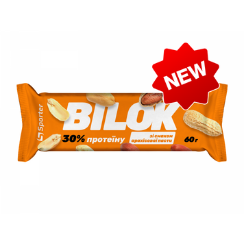 Батончик Sporter Protein Bilok 60 г Peanut paste 821313 фото