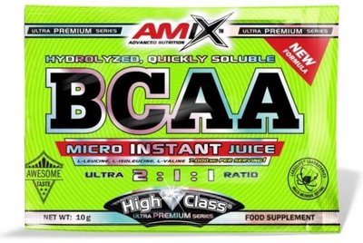 Amix BCAA Micro Instant Juice 10 г Фруктовый пунш 817856 фото