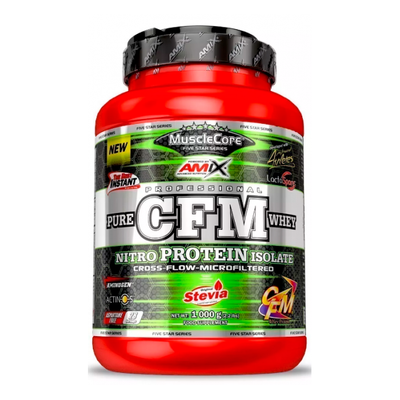 Протеїн Amix MuscleCore® CFM Nitro Protein Isolate 1000 г Полуниця 820385 фото