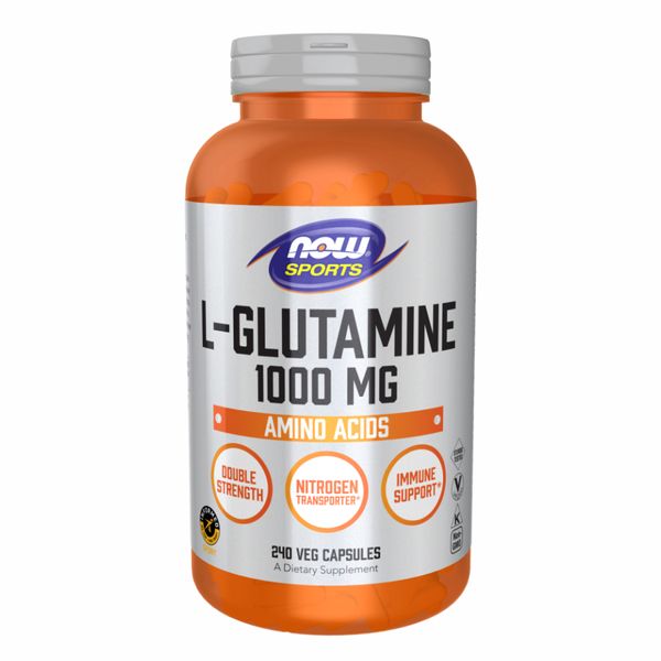 Глютамін Now Foods L-Glutamine 1000 мг 240 капсул 2022-10-1333 фото