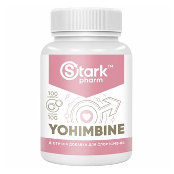 Жиросжигатель Stark Pharm Yohimbine HCL 5 мг 100 таблеток 100-23-1063432-20 фото