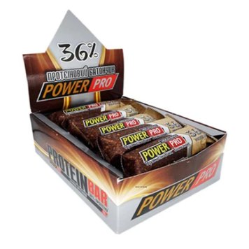 Протеїновий батончик Power Pro Nutella 36% 20x60g Mochachino 100-77-6312906-20 фото