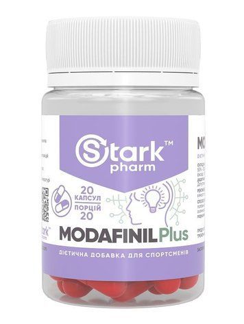 Модафинил Stark Pharm Modafinil Plus 20 капсул 100-81-3574105-20 фото