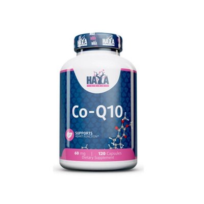 Коензим Haya Labs Co-Q10 60 мг 120 капсул 820188 фото
