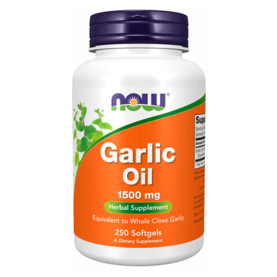 Чесночное масло Now Foods Garlic Oil 1500 мг 250 капсул 100-26-1494080-20 фото