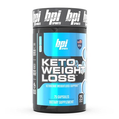 Жиросжигатель BPI Sports Keto Weight Loss 75 капсул 811233 фото