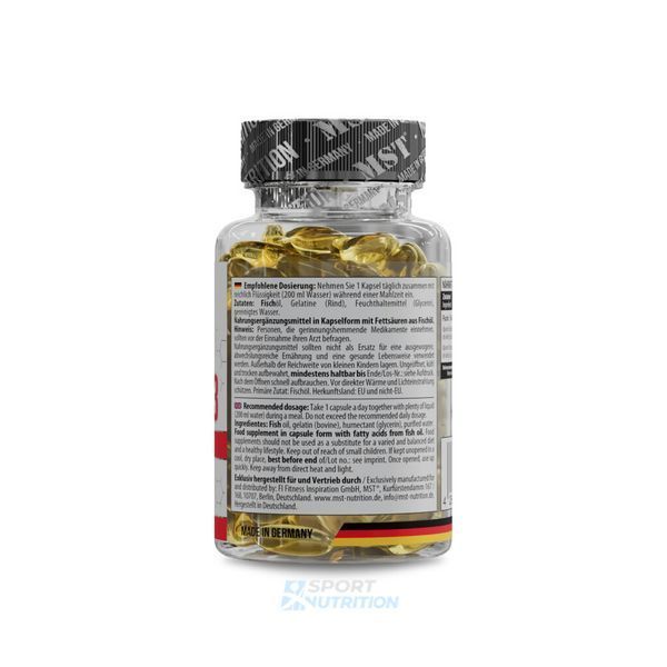 Риб'ячий жир Омега 3 MST Omega 3 Triglyceride 1000 мг (500 мг EPA/250 мг DHA) 60 капсул 23243-01 фото