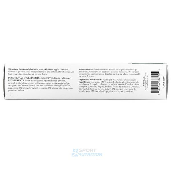 Зубна паста Xyli White Now Foods Refreshmint Toothpaste Gel 181 г 09151-01 фото