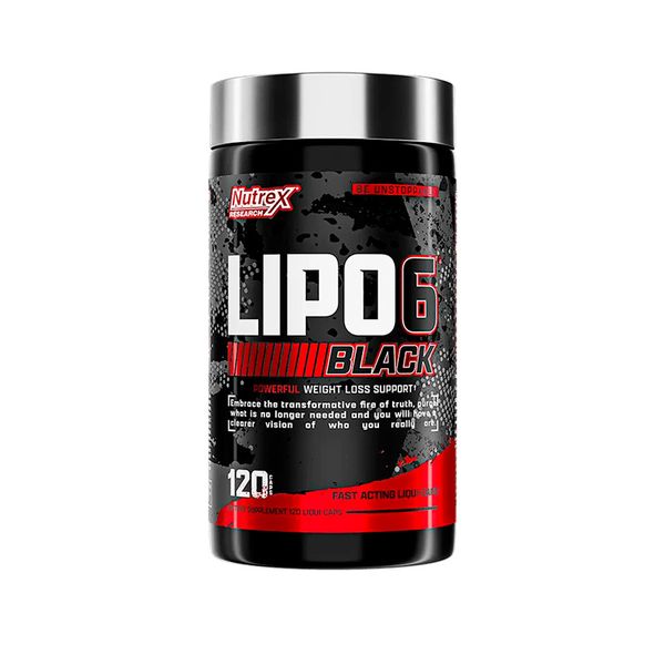 Жиросжигатель теромогенный Nutrex Research Lipo 6 Black Powerful WLS Extreme Potency 120 капсул 818482 фото