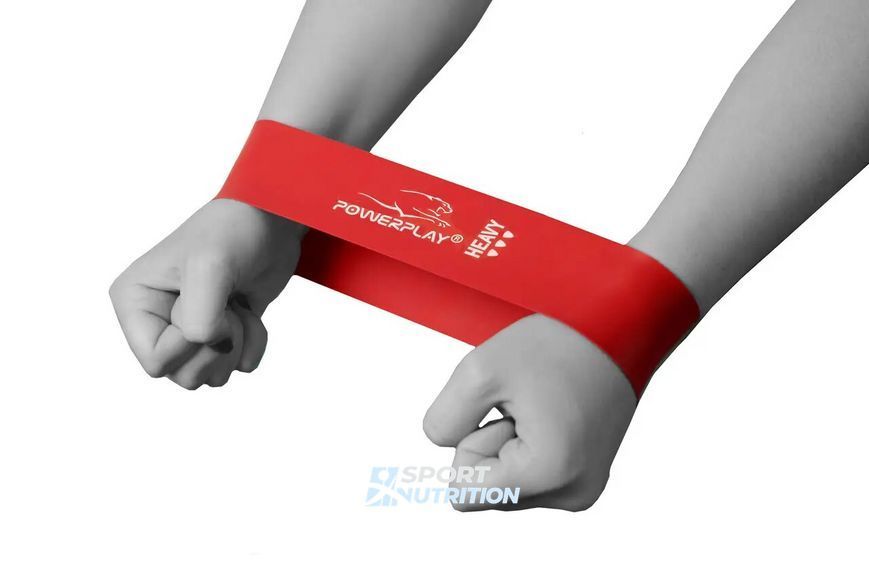 Фітнес резинка PowerPlay 4114 Heavy Red 816166 фото
