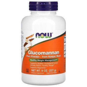 Глюкоманнан Now Foods Glucomannan Pure Powder 227 г 2023-10-3781 фото
